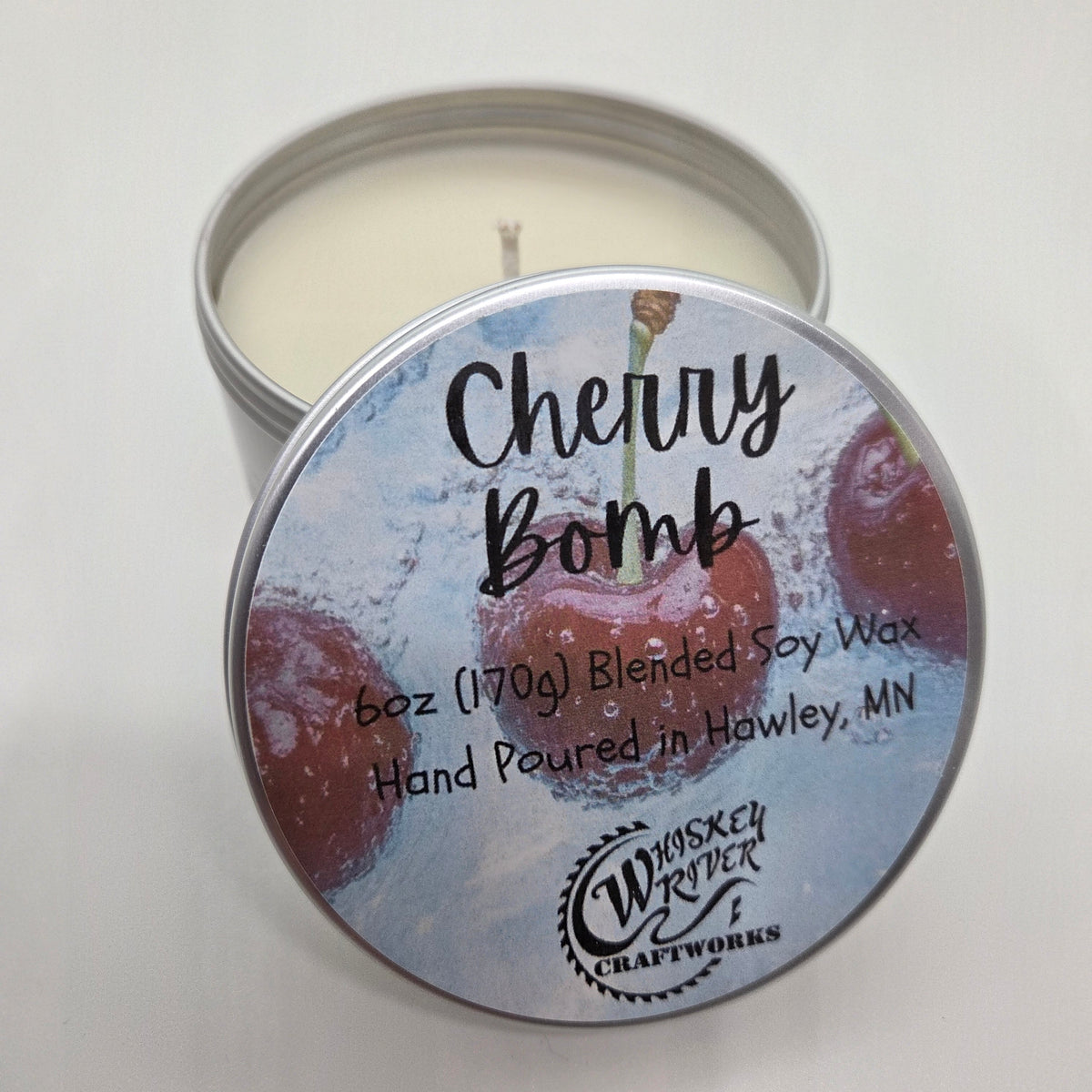 Cherry Bomb | 6oz Hand-Poured Soy Blend Candle