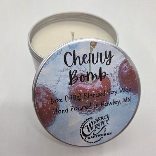 Cherry Bomb | 6oz Hand-Poured Soy Blend Candle