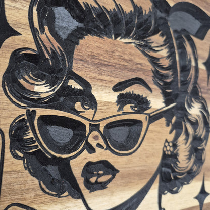 Respectfully | CNC-Carved Snarky Hardwood Sign