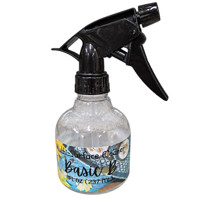 Basic B 8 oz scented multi-surface cleaner spray by Whiskey River Craftworks